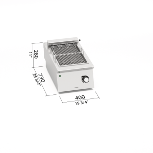 PARRILLA ELECTRICA 400 S700 MOD. SE7CG40B