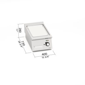FRY-TOP ELEC “COMPOUND” S700 MOD. SE7FL4B/CPD