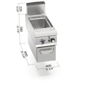 CUECE PASTAS GAS 400 40 LTS MOD. LXG9CP40