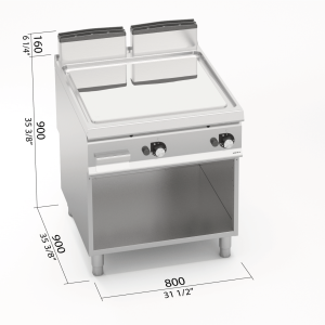 FRYTOP GAS S900 MOD. SG9FL8M-2/CPD