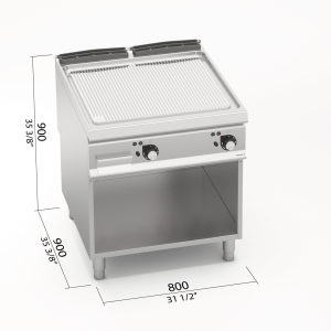 FRYTOP GAS S900 MOD. SE9FR8MP-2/CPD