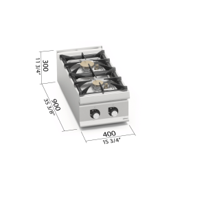COCINA LX900 MOD. LXG9F2PS “2F GAS”