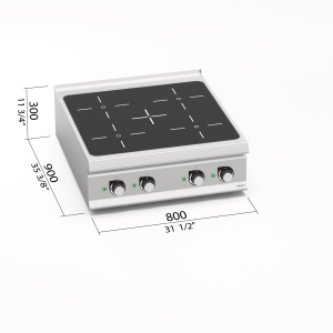 COCINA INDUCCION MOD. LXE9P4/IND "4F"