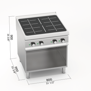 COCINA S900 INDUCCION MOD. SE9TP4M/IND "4F 7 KW"