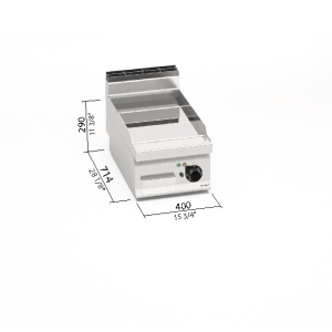 FRYTOP 700 MOD. E7FL4BP/CPD "COMPOUND ELEC."