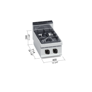 COCINA 700 MOD. G7F2B " 2F GAS"