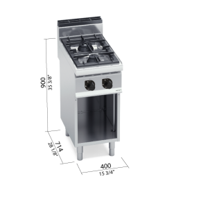 COCINA 700 MOD. G7F2M " 2F GAS"