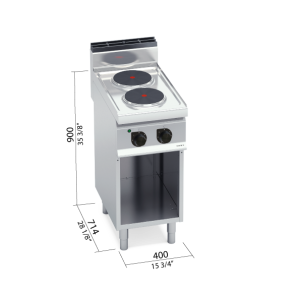 COCINA 700 MOD. E7P2M "2F RED. ELEC."