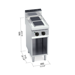 COCINA 700 MOD. E7PQ2M "2F CUA. ELEC."