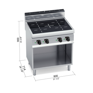 COCINA INDUCCION 4 FUEGOS (E7P4M/IND)