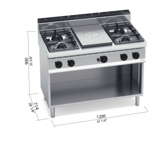 COCINA 700 MOD. G7T4P4FM