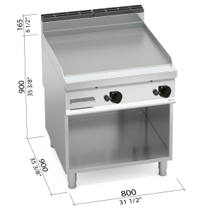 FRYTOP 900 MOD. G9FL8M-2 "FE GAS"