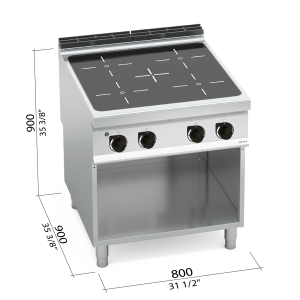 COCINA 900 MOD. E9P4MP/VTR