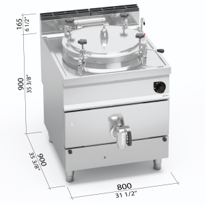 MARMITA DIRECTA 900 MOD. G9P15DA (AUTOCLAVE)