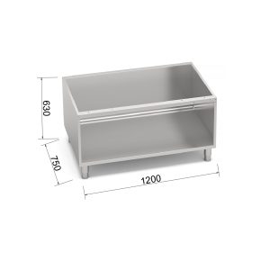 SOPORTE INOX LX900 MOD. 9SG120