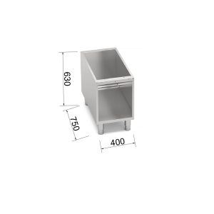 SOPORTE INOX LX900 MOD. 9SG40