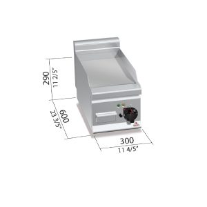 FRYTOP 600 MOD. E6FR3BP "FE ELEC."