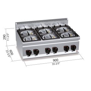COCINA 600 MOD. G6F6BPW