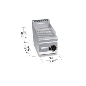 FRYTOP 600 MOD. G6FR3B
